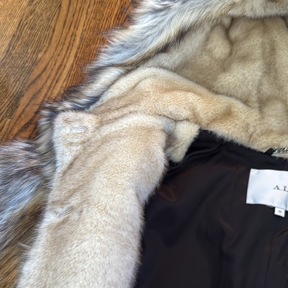 ALC lex coyote fur jacket xs perfect condition - Picture 5 of 7